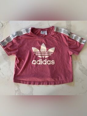 Adidas Originals crop top - Medium- Pink